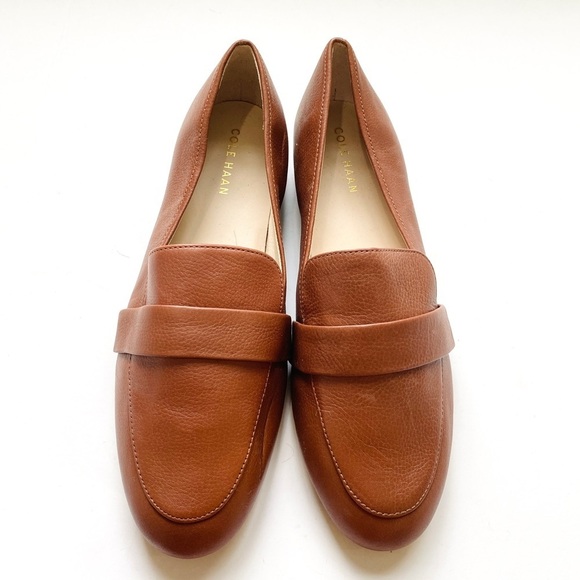 Cole Haan leather loafers in brown/tan